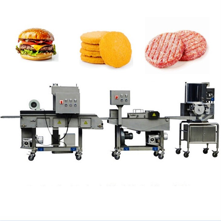 Multifunctiion Burger Patty produktionslinje