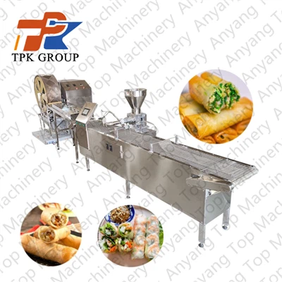 Automatisk produktionslinje för vårrullar