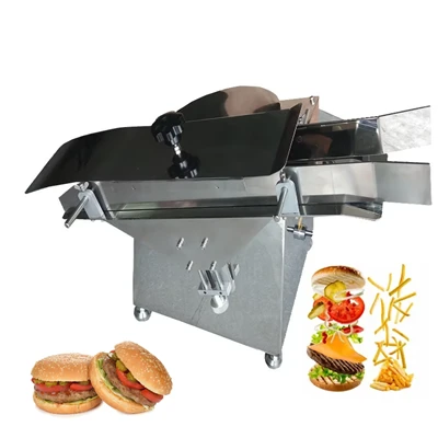 Liten hamburger skivningsmaskin